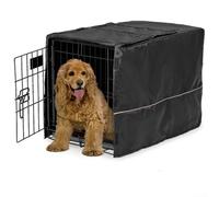 Housse de cage pour chien en tissu Oxford pour une performance 210D et une intégrité de couverture qui favorise une utilisation constante pour réduire les comportements d'aboiement et d'anxiété (76,2