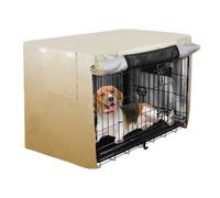 Housse de cage pour chien Kaki Housse de chenil pour chiot Store enrouleur 122 cm