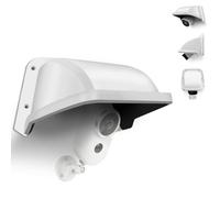 (Housse De Caméra De Surveillance CCTV)Boîtier De Protection Résistant Aux Intempéries, Protection Solaire, Protection Contre La Pluie pour Caméras Bullet Et Dome (ABS Blanc)
