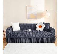Housse De Canapé 1 2 3 4 Places avec Accoudoirs Extensible, Anti-Taches AntidéRapante Couvre Canapé, Housses De Canapé Con Volant pour CanapéS Paresseux, Chaise Inclinable, Fauteuils