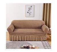 Housse de canapé 1 2 3 4 places Housse de canapé élastique avec accoudoirs volants Housse de canapé extensible avec jupe Housse de canapé protectrice (190-230cm, vert foncé) ( Color : #17 , Size : 2se