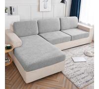 Housse De Canapé 1 Pièce, Adaptée à Toutes Les Saisons, Canapé, Résistante Aux Rayures Chat, Extensible, Lavable, élastique Durable pour Chambre Coucher, Bureau, Décoration Salon, Houss #4 Quadruple