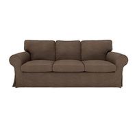 Housse de canapé 3 places avec housses de coussin, design élégant XTR 16 pour un entretien facile et une décoration d'intérieur moderne
