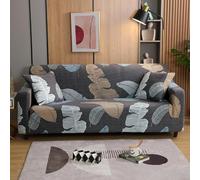 Housse De Canapé 4 Places Jaune Et Blanc Super Élasticité Adaptée Aux Animaux Domestiques Protège Canapé,Quatre Saisons Disponibles,Amovible Et Lavable pour Le Salon