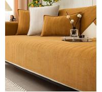 Housse de canapé - AUTREMENT - Kaki - 110x180 cm - Résistante aux taches - Lavable en machine