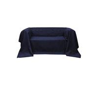 Bankhoes microsuede marineblauw 270 x 350 cm130900