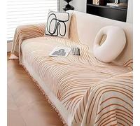 Housse de canapé bohème Lavable et réversible pour canapé d'angle, idéale pour Les Animaux et Les Enfants. Convient pour Deux ou Trois Coussins. Tissu antidérapant. Protection pour Meubles e
