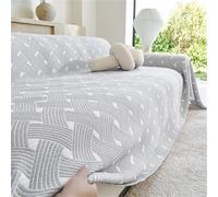 Housse de canapé, Couverture de lit, Housse de Protection de Meubles(Light Gray,230 * 420CM)