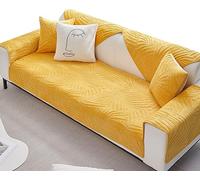 Housse de Canapé d’Angle Couverture De Canapé 1 2 3 4 Places en Forme De L Velours ,Couvre Canape avec Accoudoirs Antidérapant Protection Canapé avec Méridien Gauche/Droite ( Color : #5 , Size : 70x12
