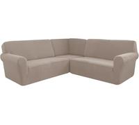 Housse De Canapé D’Angle, Housse De Protection De Canapé Sectionnel en Forme De L Extensible Douce Et épaisse, Lavable en Machine, pour Home Cafe Club Restaurant, G, 7 Seater