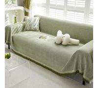 Housse De Canapé D'Angle 1 2 3 4 Places Couvre Jeté De Canapé De Luxe Tout Compris Couverture De Canapé AntidéRapante En Forme De L U Plaids D'ExtéRieur Polyvalente Pour Camping (180X260cm,Green 2)