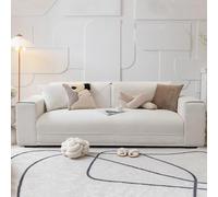 Housse de canapé d'angle extensible pour canapé 2 à 4 places avec housse de coussin, facile à nettoyer, taie d'oreiller 30 x 50 cm incluse