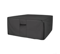Housse de canapé de jardin résistante aux UV - Noir - 281,9 x 188 cm | Imperméable, pour boucliers contre la pluie, la neige, la grêle, tissu Oxford 210D, convient aux tables de 137,2 x 137,2 cm