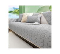 Housse de canapé d'été avec base antidérapante - Plusieurs tailles - Gris - Imperméable - Protection de meubles (110 x 240 cm)