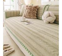 Housse De Canapé Douce Et Adaptée Aux Animaux - Tissu En Peluche De Lapin à Haute Densité, Antidérapante Pour La Protection, Sectionnelle, Deux Places, Décoration Intérieure Résistante green 70*70cm