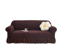 Housse de canapé élastique avec jupe super douce, ajustement universel pour 14 places (190230 cm), réglable, antidérapant, protection complète, design élégant (couleur : H)