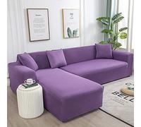 Housse de canapé élastique en forme de L pour chaise longue, protection anti-rayures pour chat, convient aux côtés gauche et droit de 190 à 230 cm, décoration d'intérieur élégante