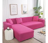 Housse de canapé élastique en forme de L pour méridienne longue - Protection anti-rayures pour chat - Convient aux tailles L de 190 à 230 cm et protection de meubles élégante