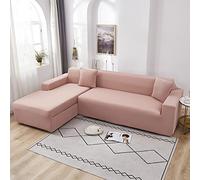 Housse de canapé élastique en polyester - 1 housse extensible pour la protection de la fourrure, protection individuelle de canapé, parfaite pour la décoration de la maison et la transformation de
