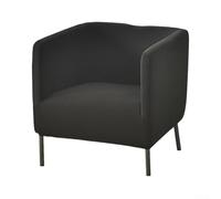 Housse de canapé élégante pour fauteuil et tissu confortable qui s'adapte comme un gant (noir)