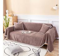 Housse de canapé en chenille épaisse 180 x 300 cm pour 2 ou 3 places - Multifonction - Housse de canapé confortable - Pour futon de salon - Café