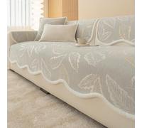 Housse de canapé en Chenille rayée Simple pour Art Moderne, Ajustement Universel Toutes Saisons, multifonctionnelle, Anti-Rayures, Protection pour Meubles de Salon 2 70 * 90cm