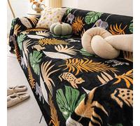 Housse De Canapé En Fourrure De Lapin Bohème Pour 1/2/3/4 Places, Tissu En Peluche Doux épaissi, Lavable En Machine, Protecteur De Meubles Adapté Aux Animaux Et Aux Enf Man Ye 180*150cm/70.87*59.06in