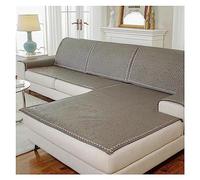 Housse de Canapé en Rotin 1/2/3/4 Places Accoudoirs Couvre Canapé,Housse De Protection Tapis De Assise Canapé Siège Chaise Fauteuil de Couverture pour Meubles,Universelle de Canapé pour Chien Chat ( C