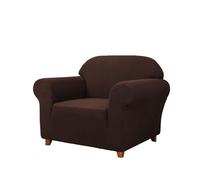 Housse De Canapé en Tissu Extensible, Protection Intégrale Et Élastique, Lavable en Machine, Idéale for Le Salon, Le Bureau Et Les Locations.(Dark Brown,M)