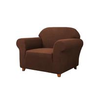 Housse De Canapé en Tissu Extensible, Protection Intégrale Et Élastique, Lavable en Machine, Idéale for Le Salon, Le Bureau Et Les Locations.(Brown,M)