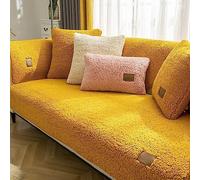 Housse de canapé en velours 1 2 3 4 places, housse de canapé douce en forme de L, jeté de canapé antidérapant, housse de canapé câline, housse de canapé d'angle, protège-canapé pour chiens