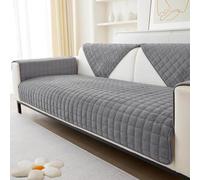 Housse de canapé en Velours 2025, Lavable, antidérapante, for canapé 3 Places, Fauteuil inclinable en L, Protection de Meubles(Dark Gray,90x180cm)