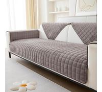 Housse de canapé en Velours 2025, Lavable, antidérapante, for canapé 3 Places, Fauteuil inclinable en L, Protection de Meubles(Gray,90x240cm)