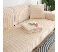 Housse de canapé en velours de luxe en forme de L lavable pour canapés 1/2/3/4 places Tissu épais pour une protection maximale et un style parfait pour la décoration d'intérieur