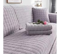 Housse de canapé en velours en forme de L, épaisse et lavable, convient pour 1/2/3/4 places, pour meubles de salon, décoration élégante et polyvalente