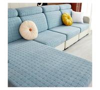 Housse de canapé en Velours Extensible et antidérapante pour 1-3 Places pour Les canapés d'angle Forme de L protégeant Ainsi Vos Meubles(Style 3,1 Seater(W50-70cm L50-70cm))