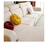 Housse de canapé en Velours Extensible et antidérapante pour 1-3 Places pour Les canapés d'angle Forme de L protégeant Ainsi Vos Meubles(Style 6,Headrest(W25-35cm L60-80cm))