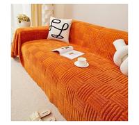 Housse de canapé en velours moelleux, housse de canapé épaisse for l'automne et l'hiver, housse de canapé antidérapante en peluche, housse de canapé lavable, housse de canapé combinée (blanc, 180 x 28