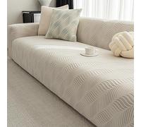 Housse de canapé épaisse - Couverture complète - Extensible, antidérapante - Lavable en machine - Anti-poussière - Sans danger pour les animaux domestiques - Facile à installer pour la décoration de