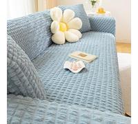 Housse de Canapé Extensible 1/2/3/4/5 Places, Housse de Canapé avec Accoudoirs，fil à bulles Housse Canape épaisse et élégante, Anti-dérapante Housse Protection Canapé Couvre ( Color : Blue , Size : 2
