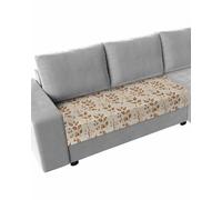 Housse de canapé extensible à motif de feuille vintage pour canapé 2 places - Housse de coussin lavable et ajustée - Décoration d'automne - Parfaite pour chaises sectionnelles et T (taille M)
