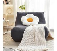 Housse de canapé extensible couverture complète sans accoudoirs housse de canapé universelle for canapés paresseux, poufs Tatami, chaise inclinable, fauteuils (housse uniquement) ( Couleur : Anthracit