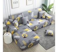 Housse de canapé Extensible en L, Housses de canapé lavables à Couverture complète, Housses Extensibles pour canapé d'angle, Protection pour meubles-02|| 3 Seater(74-90in)