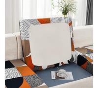 Housse de canapé extensible et ajustée avec bande élastique, housse de coussin de rechange anti-étirement pour canapé d'angle et animaux domestiques et enfants