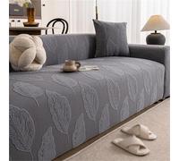 Housse de canapé Extensible, for Protection de canapé à 3 Coussins, Housse de canapé 1 pièce, Protection de Meubles(Dark Gray,Five Seat)
