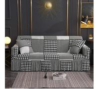 Housse de Canapé Extensible Impression,3 Places Revêtement de Canapé Élastique Housse Canape avec 1 Housse de Coussin(195 - 230 cm)