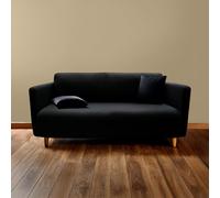 Housse de canapé - Douceur d'Intérieur - MILA - Polyester - Noir