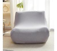 Housse de canapé extensible paresseuse, jacquard à petits carreaux, housse de canapé sans accoudoirs, antidérapante, durable, lavable, protection de canapé for le salon ( Color : Grigio-b , Size : 1 P