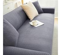 Housse de Canapé Extensible, SièGe De Canapé Extensible 3 4 2 1 Places Couvre Protege De Assise Canapé Et Chaise(Dark Grey,2seat)