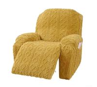 Housse de canapé, fauteuil, housse de canapé électrique tout compris, housse élastique simple pour fauteuil inclinable (doré)